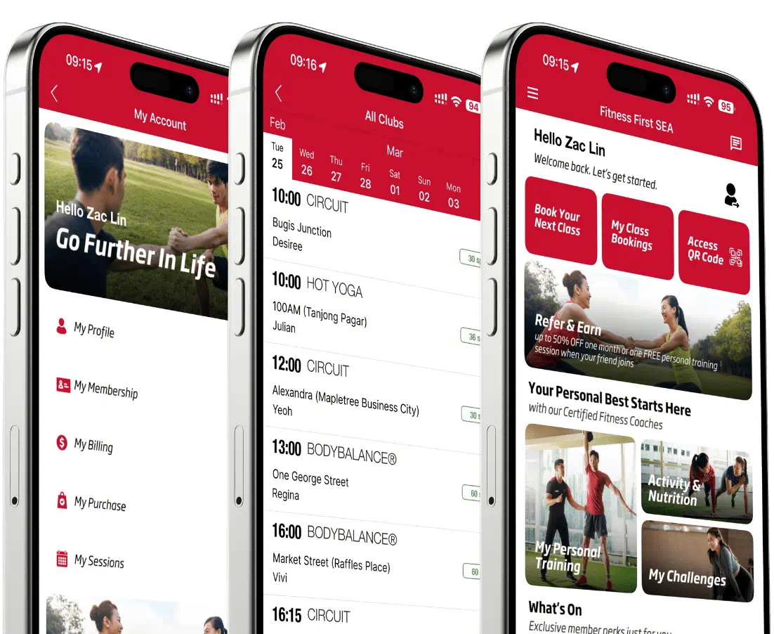 mobile app fitness first