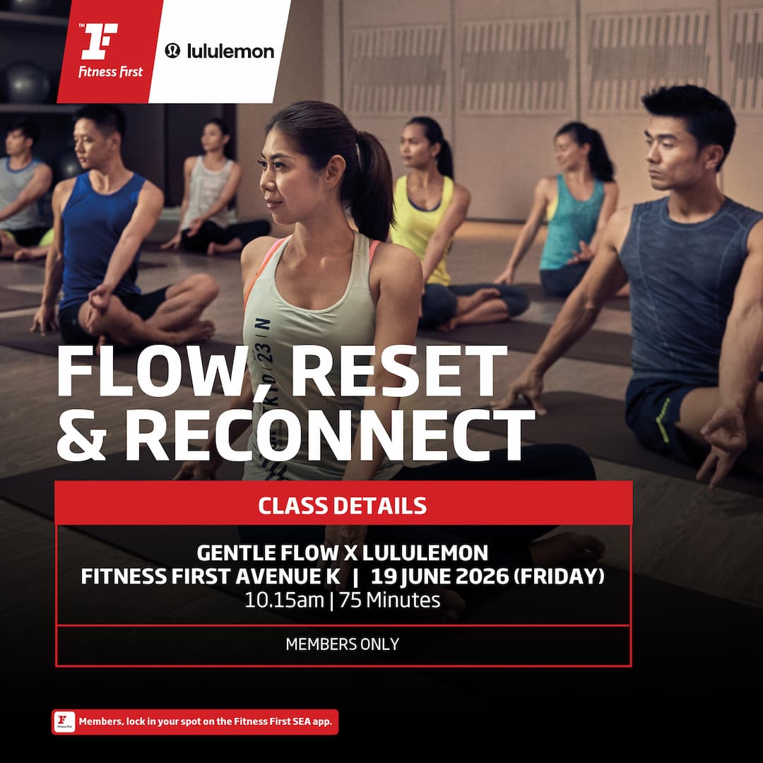 Gentle Flow Yoga with lululemon at Fitness First Avenue K 